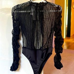 Lace Long Sleeve Bodysuit